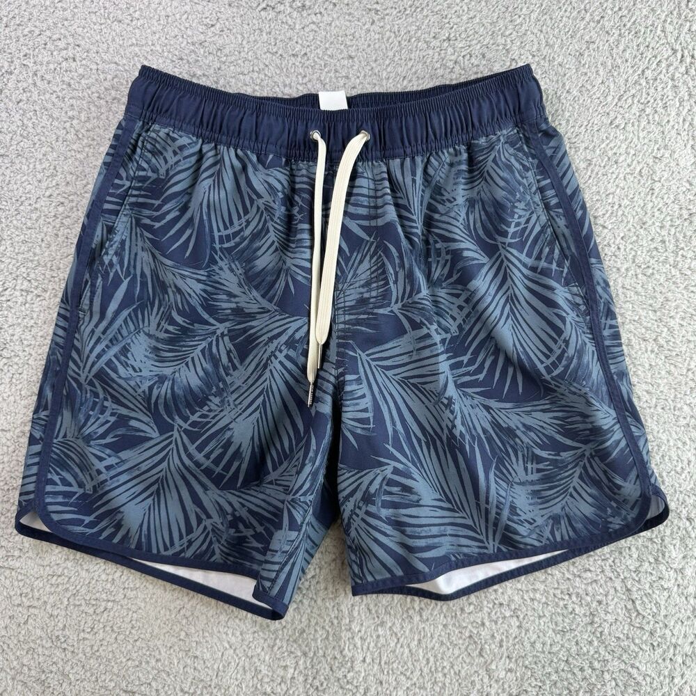 Fair Harbor Shorts Men's S Blue Lined Drawstring Athletic Performance